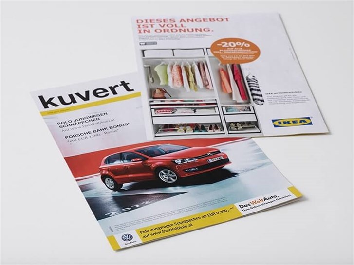 Kuvert Flugblatt